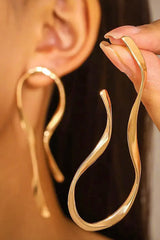 "Alloy Asymmetrical Earrings"