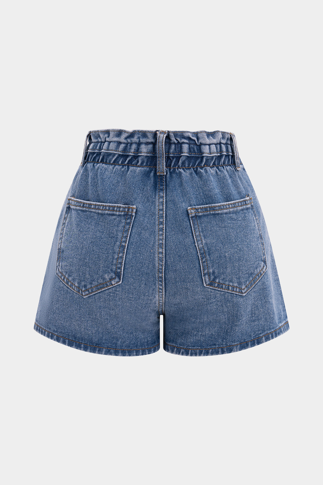 "Denim Button Shorts"