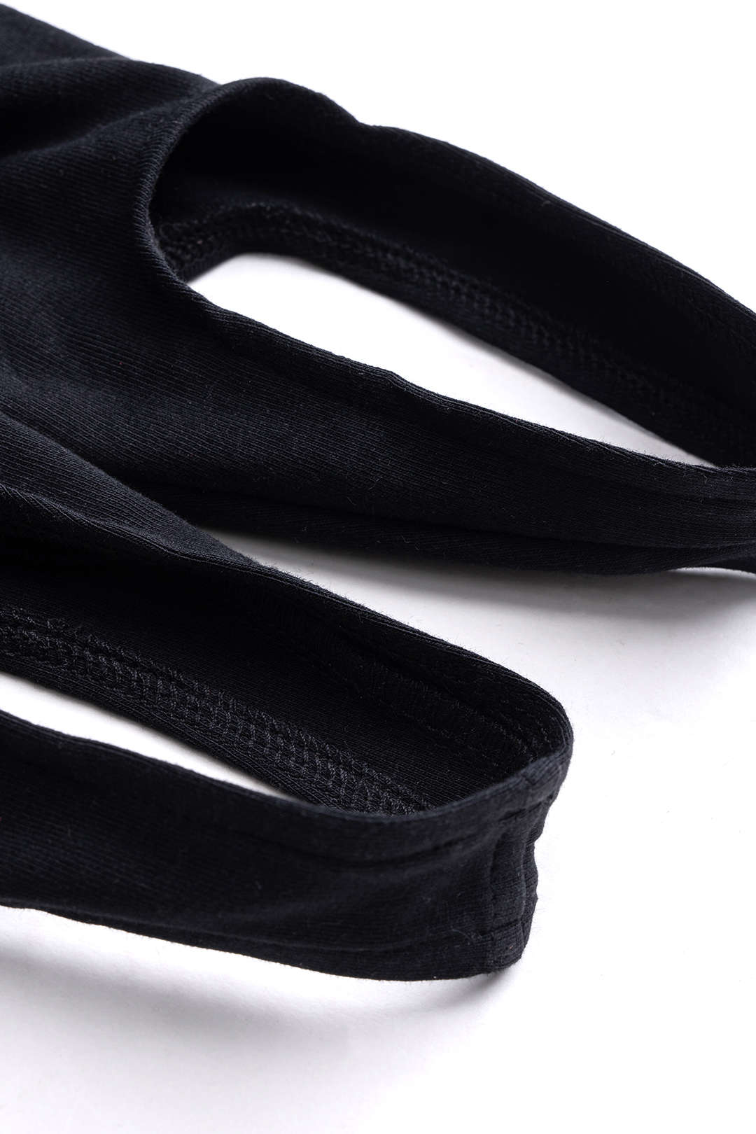 "Contrast Round Neck Asymmetrical Long Sleeve Jumpsuit"