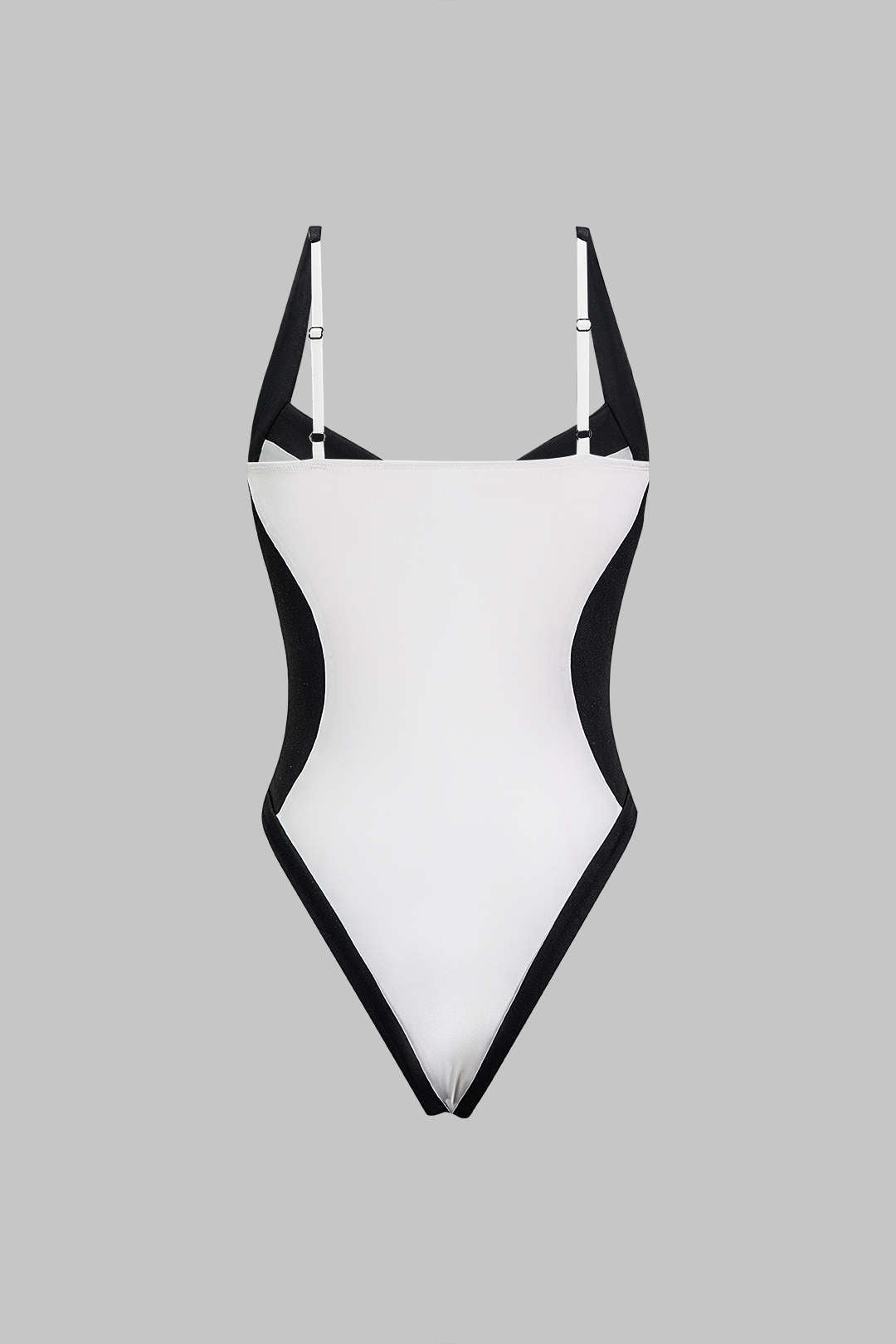 "Contrast Sleeveless Bodysuit"