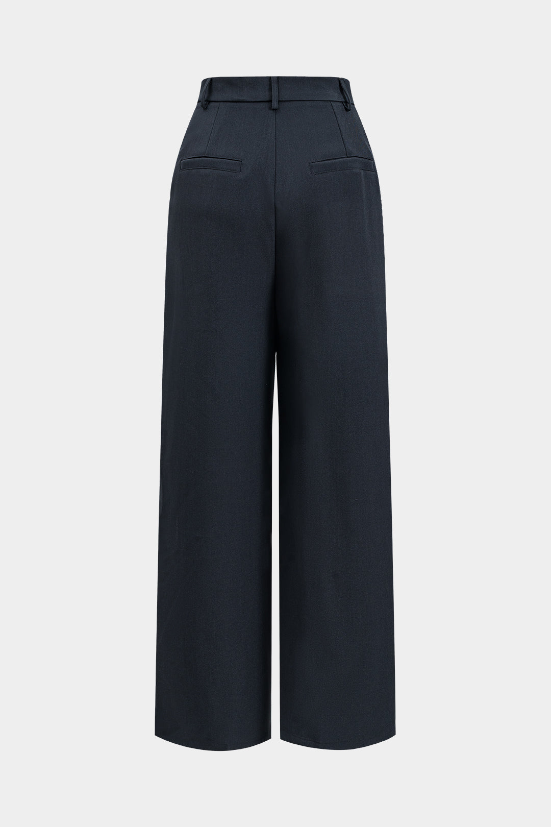"Asymmetrical Wide Leg Trousers"