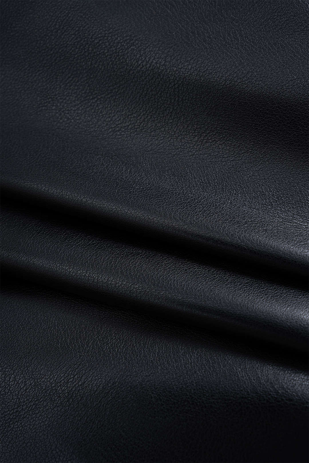 "Asymmetrical Ruched Faux Leather Mini Skirt"
