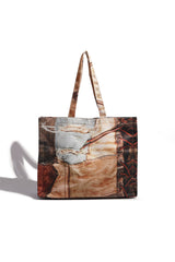 "Abstract Print Tote Bag"