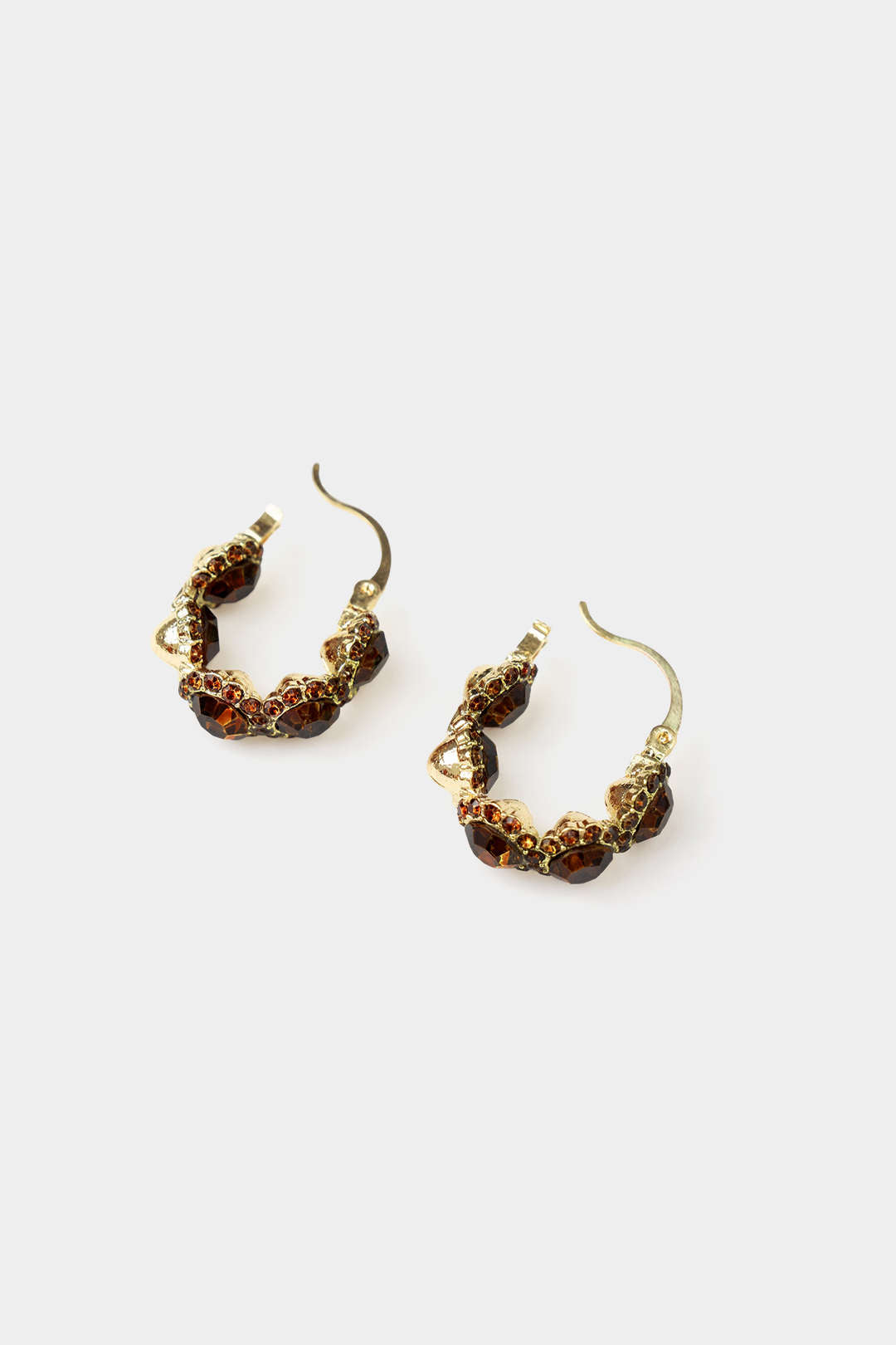 "Crystal Hoop Earrings"