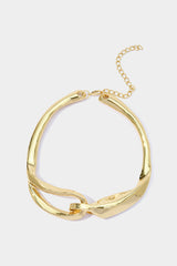 "Alloy Irregular Chain Necklace"