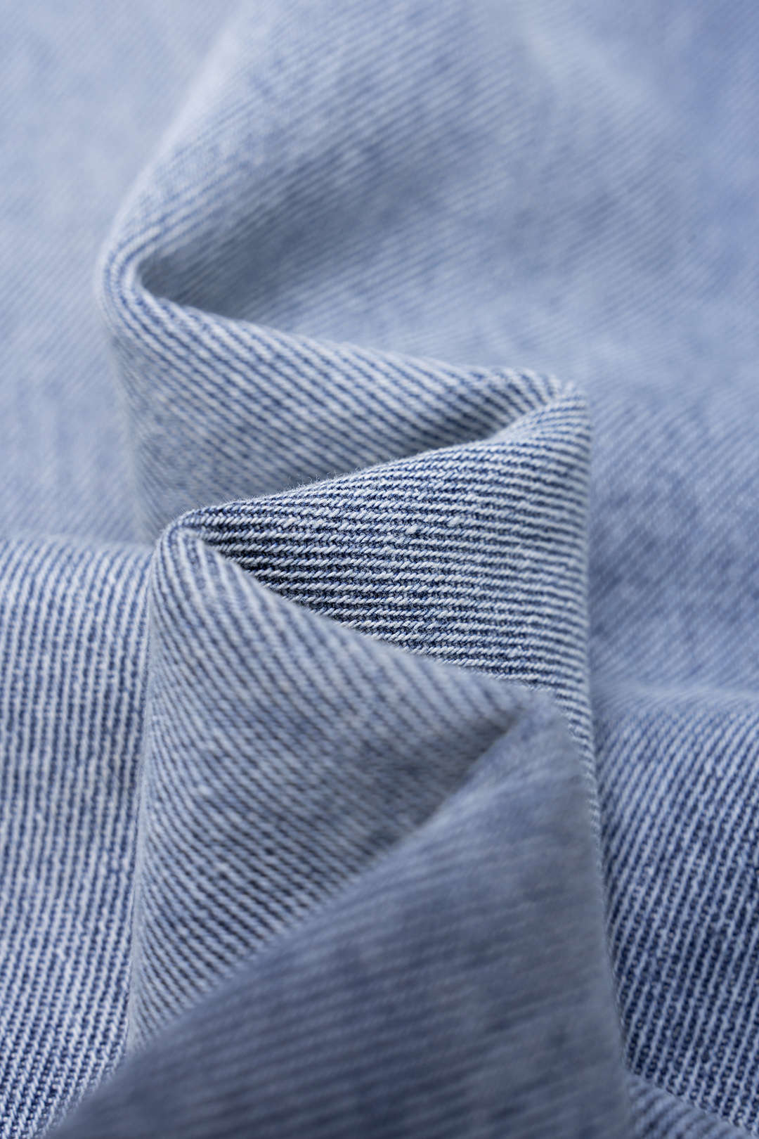 "Denim Asymmetrical Barrel Jeans"