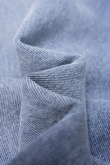 "Denim Asymmetrical Barrel Jeans"