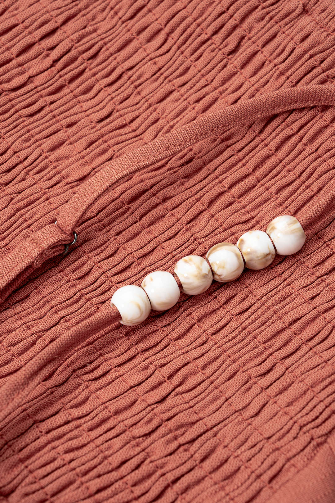 "Asymmetrical Beaded Cami Top"
