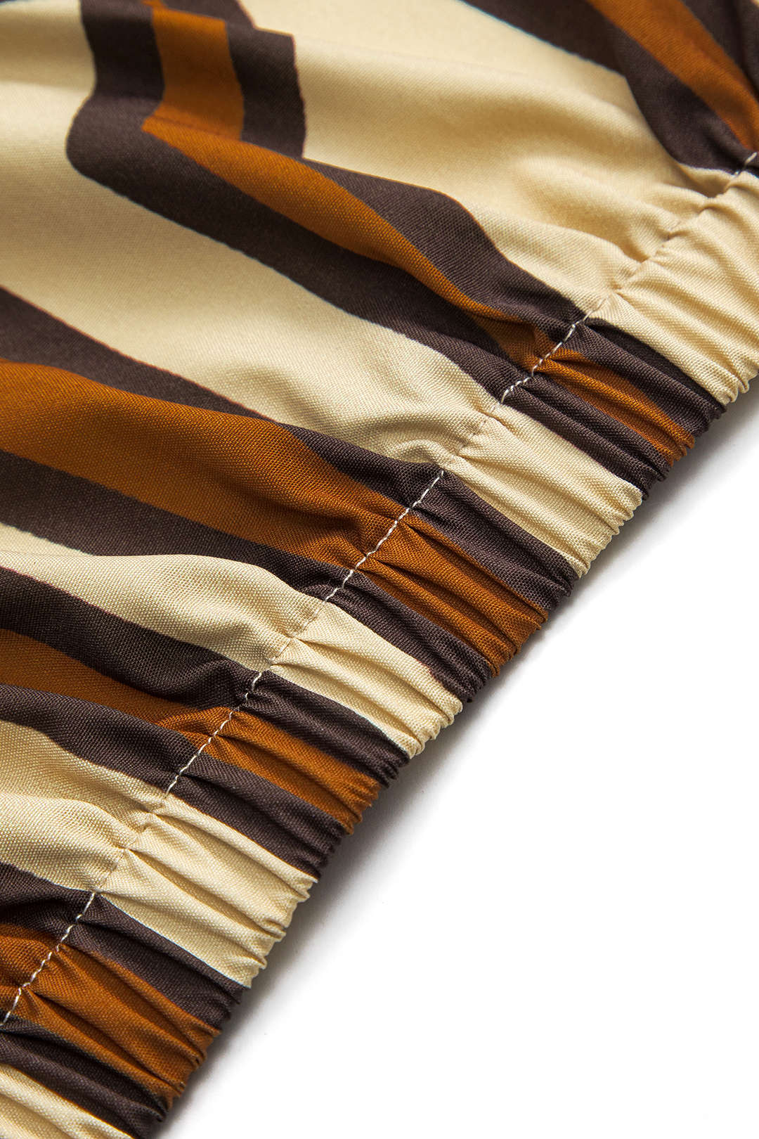 "Bohemian Print Tie Front Short-Sleeve Shirt"