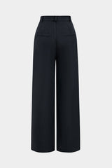 "Asymmetrical Wide Leg Trousers"