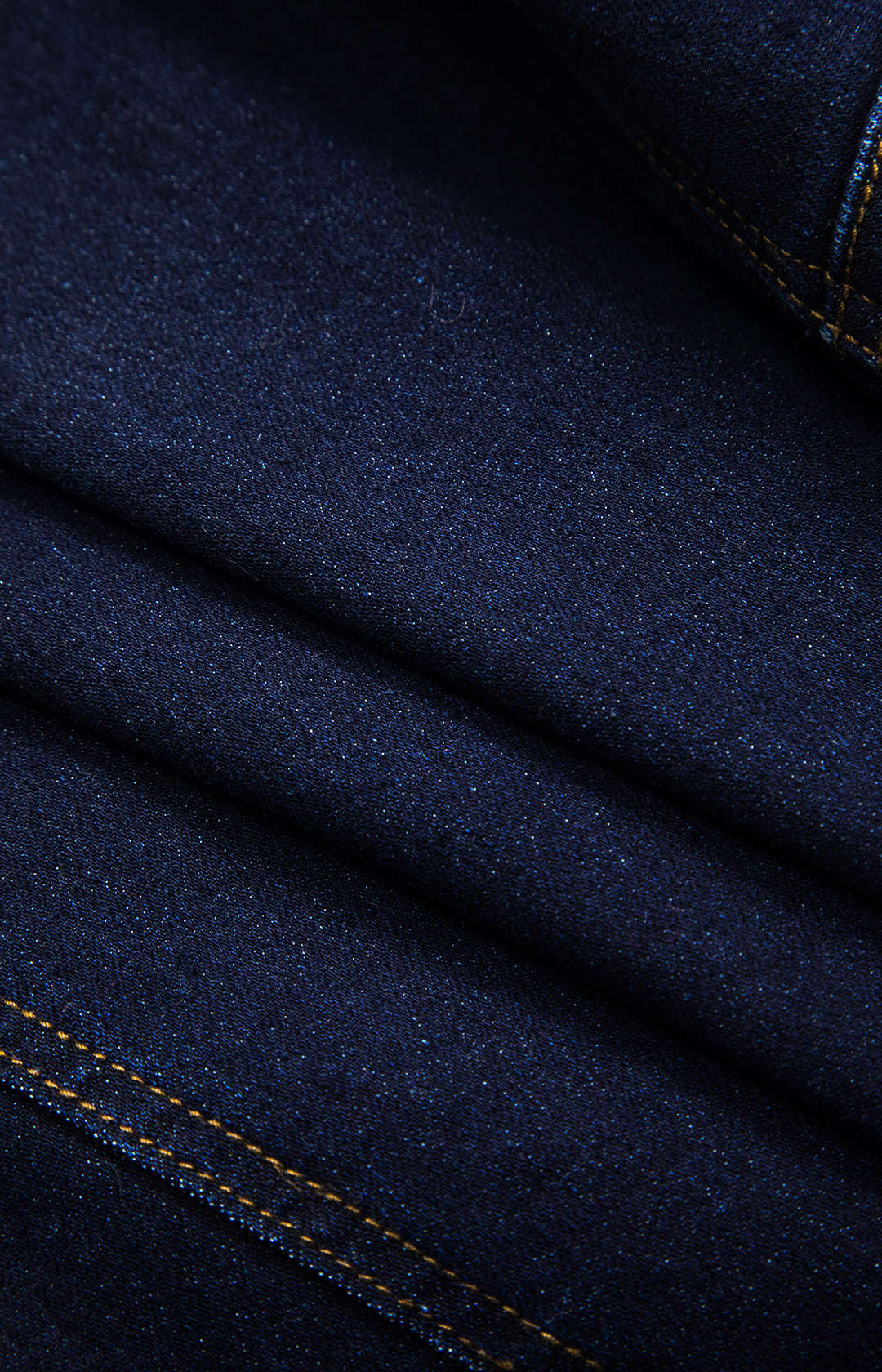 "Denim Asymmetry Button Skirt"