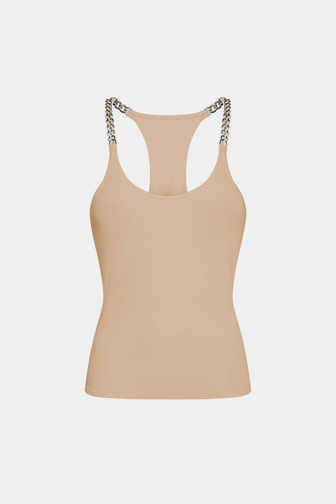 "Chain Decor Sleeveless Tank Top"