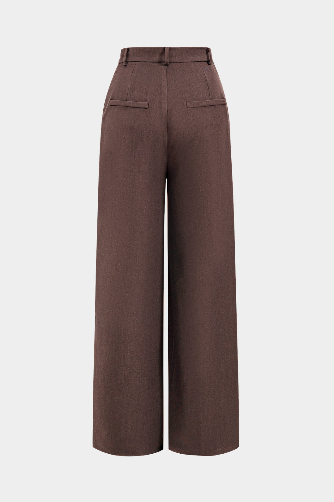 "Asymmetrical Wide Leg Trousers"