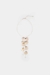 "Alloy Ginkgo Leaf Necklace"