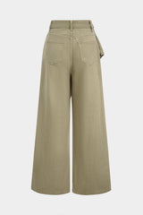 "Denim Asymmetrical Jeans"
