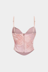 "Asymmetrical Ruched Cami Top"