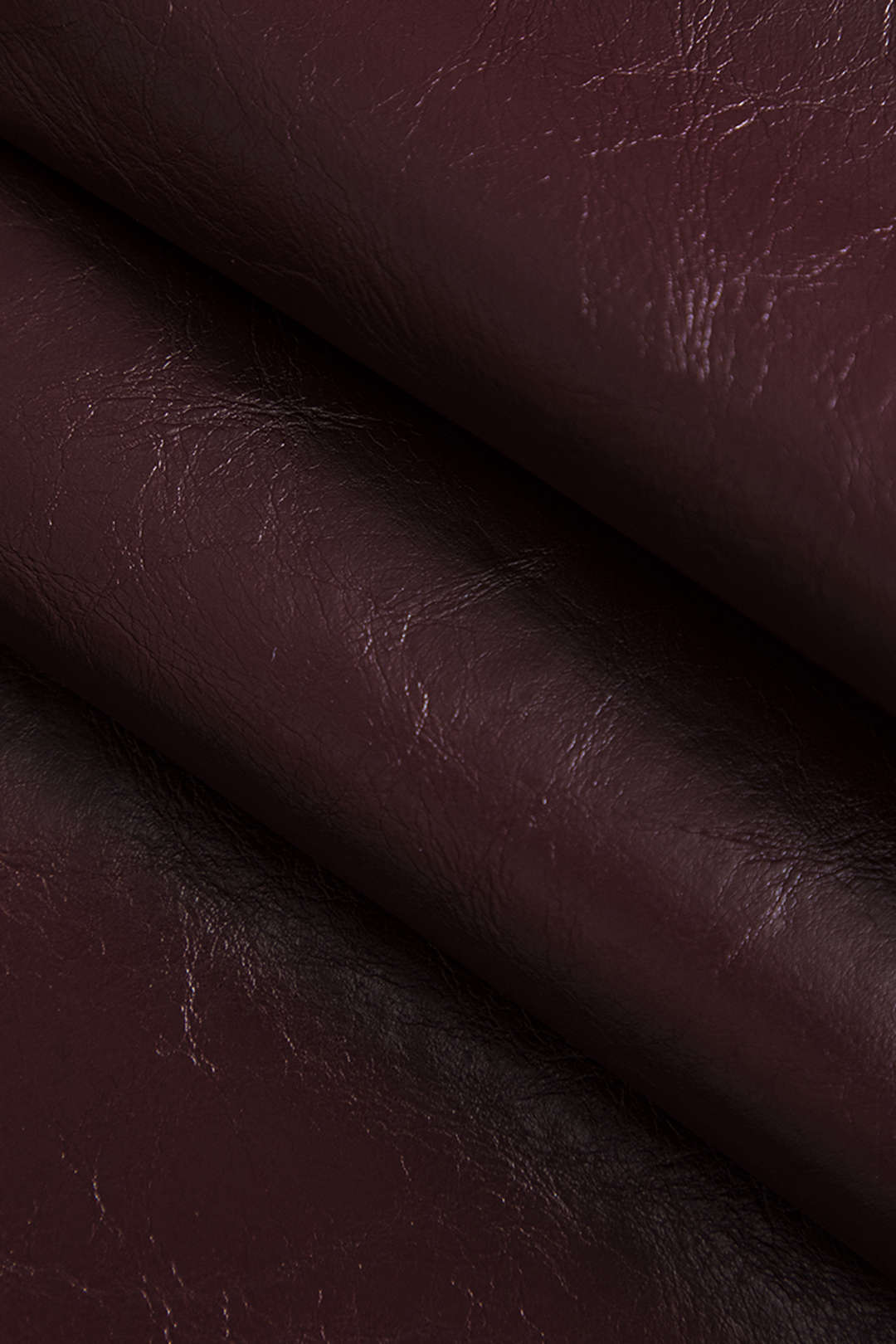 "Basic Solid Faux Leather Midi Skirt"