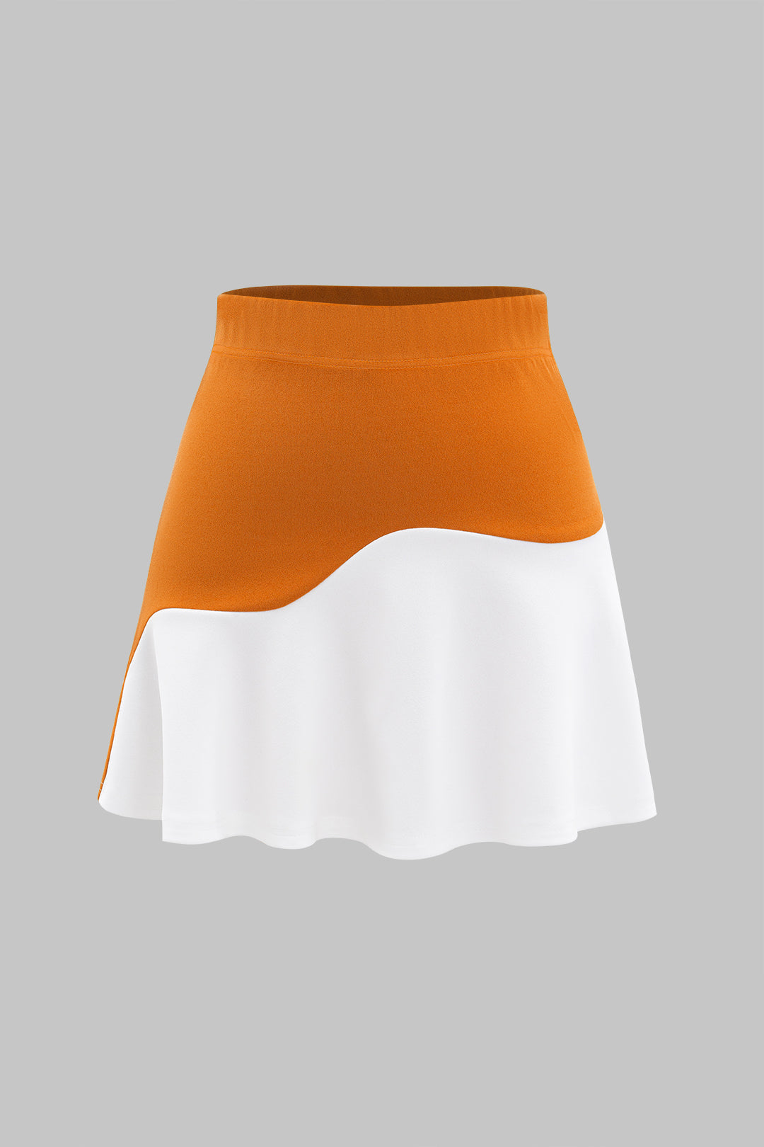 "Asymmetrical Patchwork Skirt"