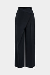 "Asymmetrical Wide Leg Trousers"