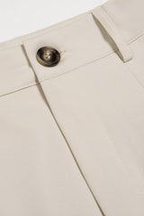 "Belted Straight Leg Pants"