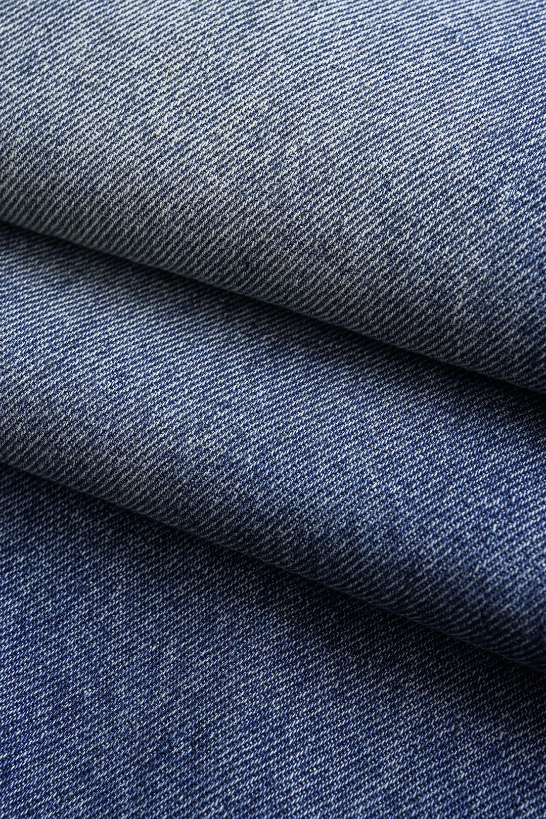 "Denim Asymmetrical Zipper Pocket Jeans"