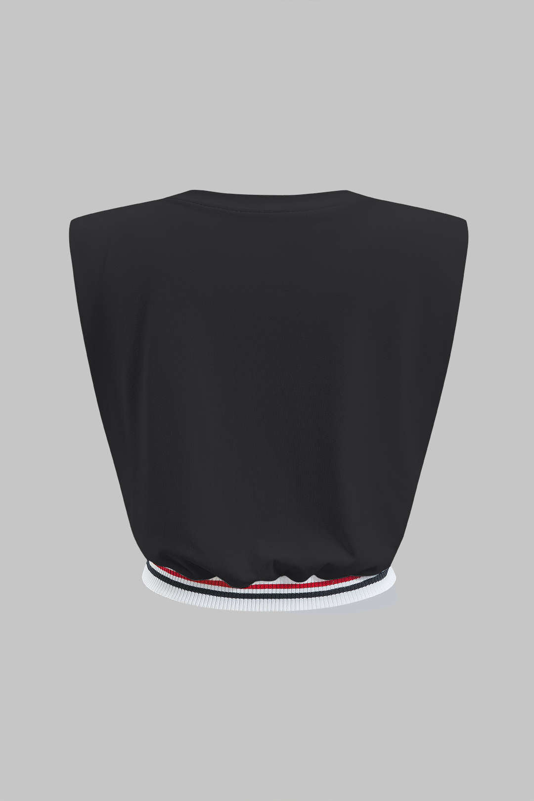"Car Letter Digital Pattern Print Loose Sleeveless T-Shirt"