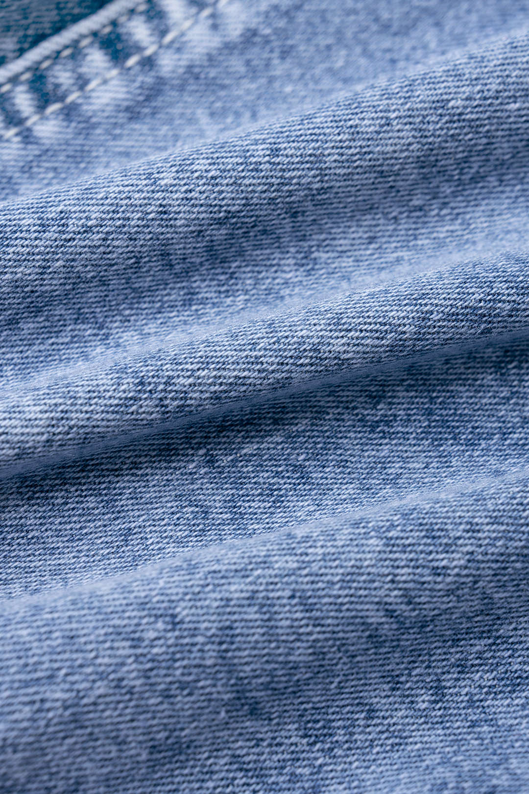 "Denim Button Cropped Vest"