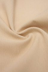 "Contrast Binding Asymmetrical Knotted Skirt"