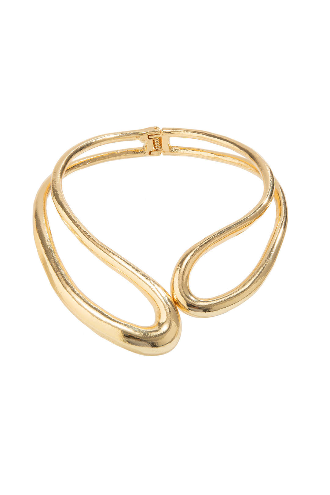 "Cut Out Asymmetrical Necklace"