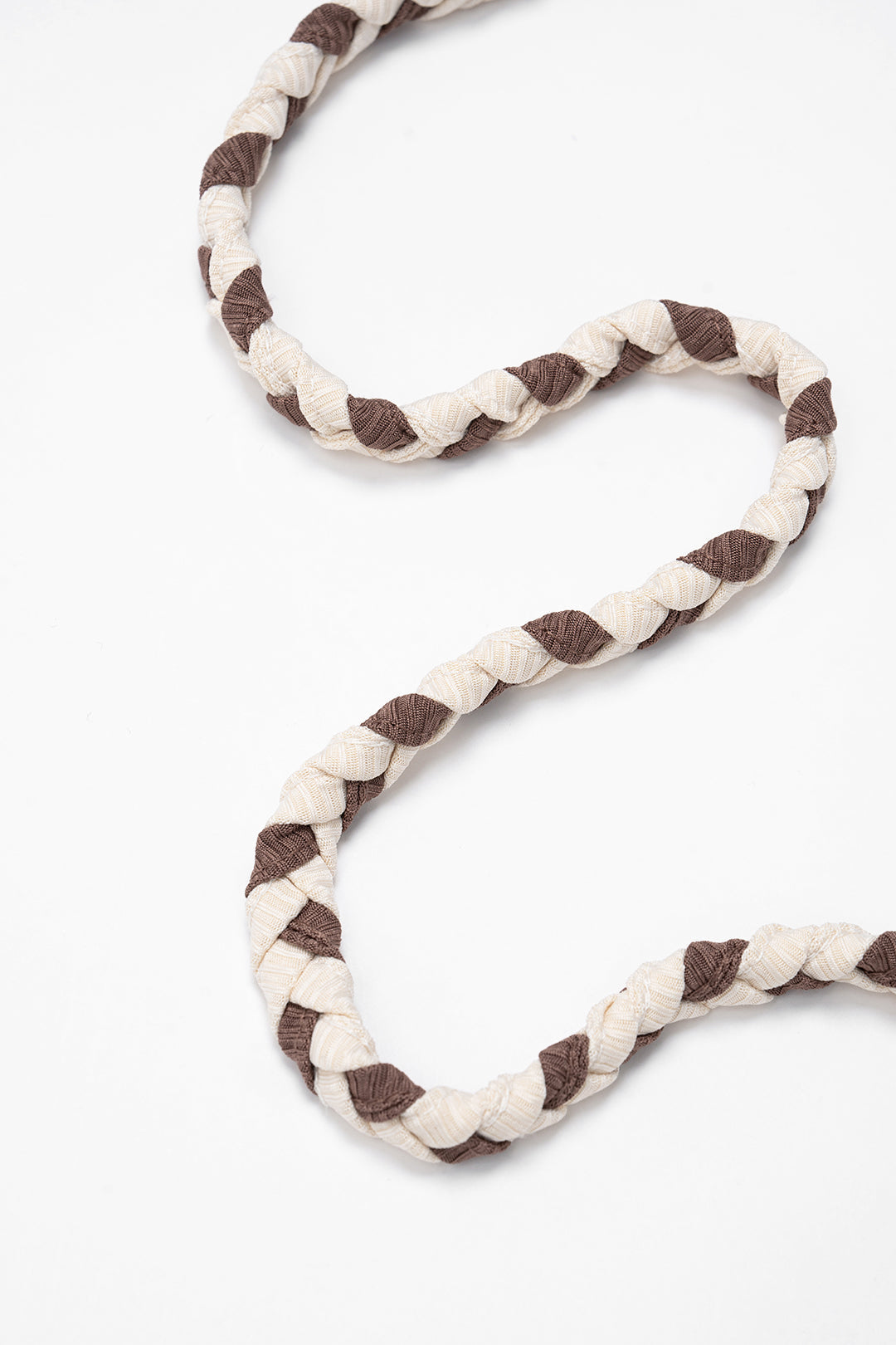 "Contrast Crossed Braided Tie-Back Sleeveless Bodysuit"
