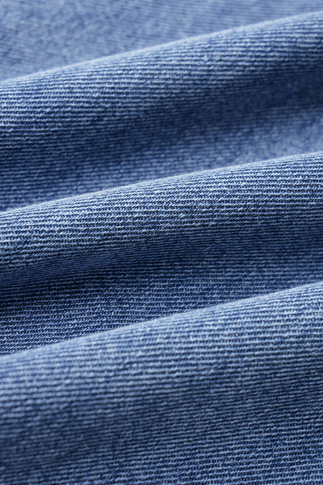 "Denim Braided Pocket Zipper Barrel Jeans"