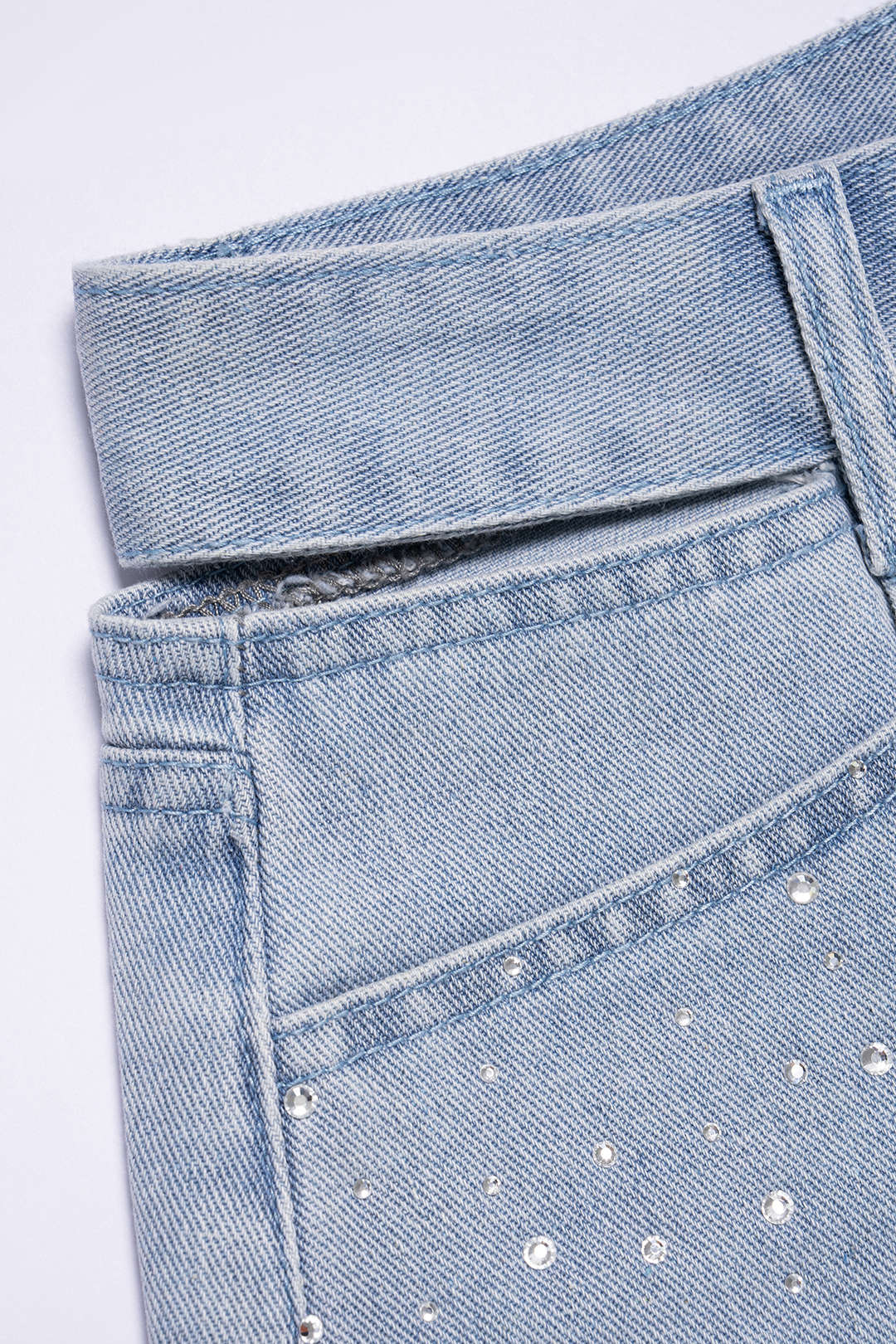 "Denim Cut Out Ripped Cut Out Pocket Shorts"