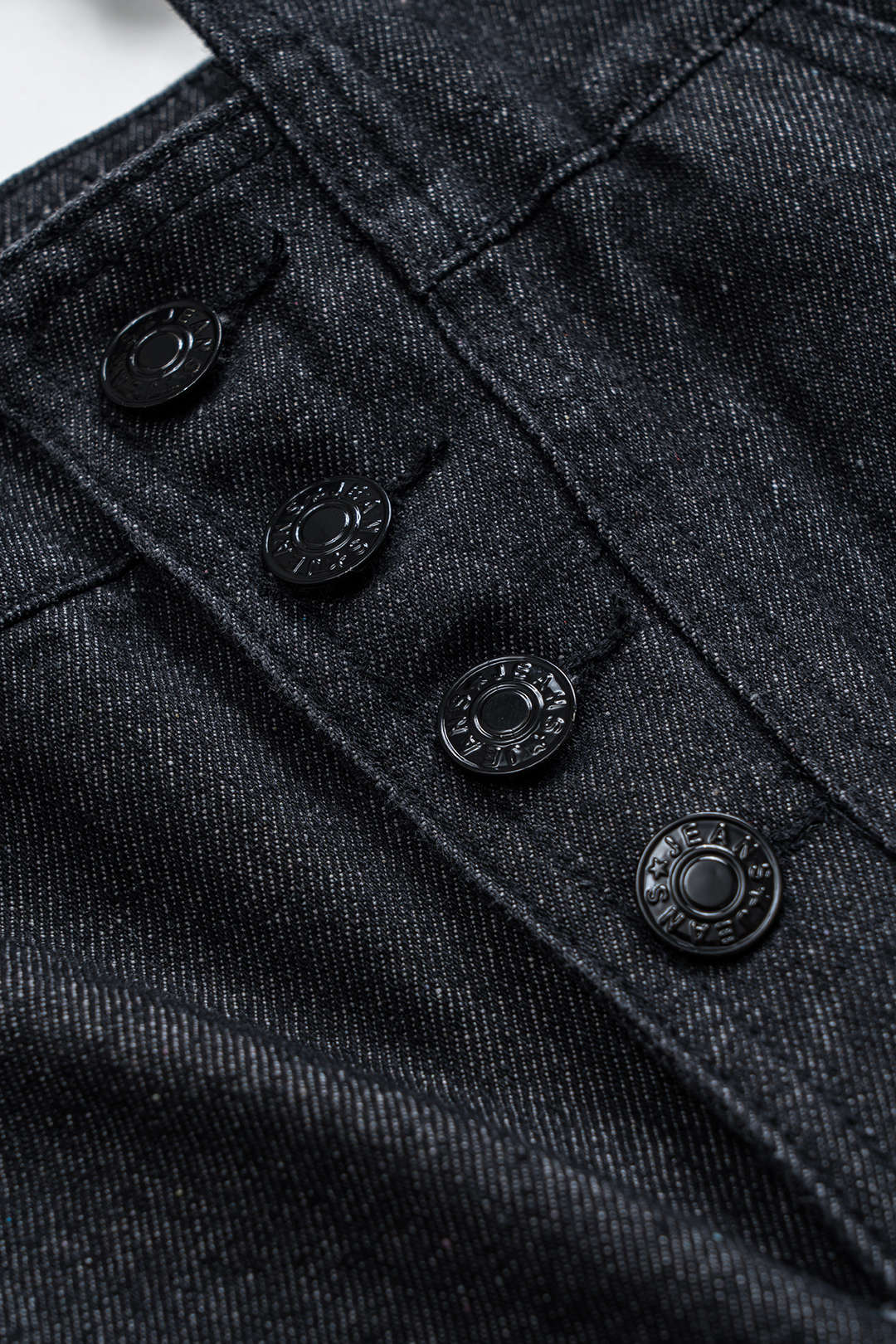 "Denim Mesh Patchwork Belted Button Pocket Skirt"
