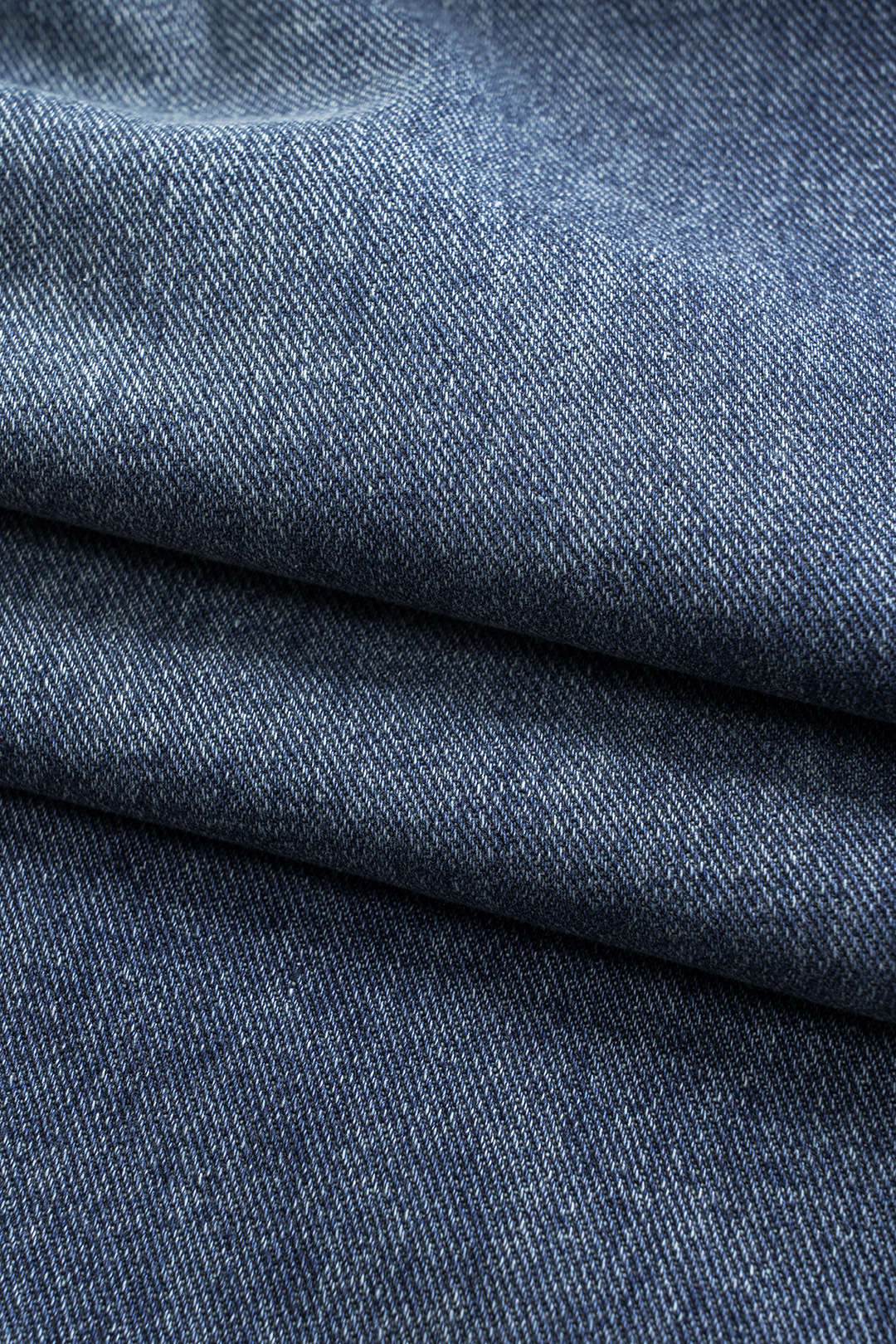 "Denim Asymmetrical High Waist Straight Leg Jeans"