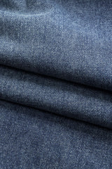 "Denim Asymmetrical High Waist Straight Leg Jeans"