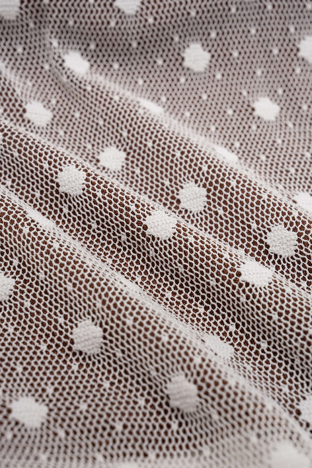 "Contrast Polka Dots Lace Cami Top"