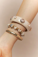 "Alloy Shell Beaded Bracelets"