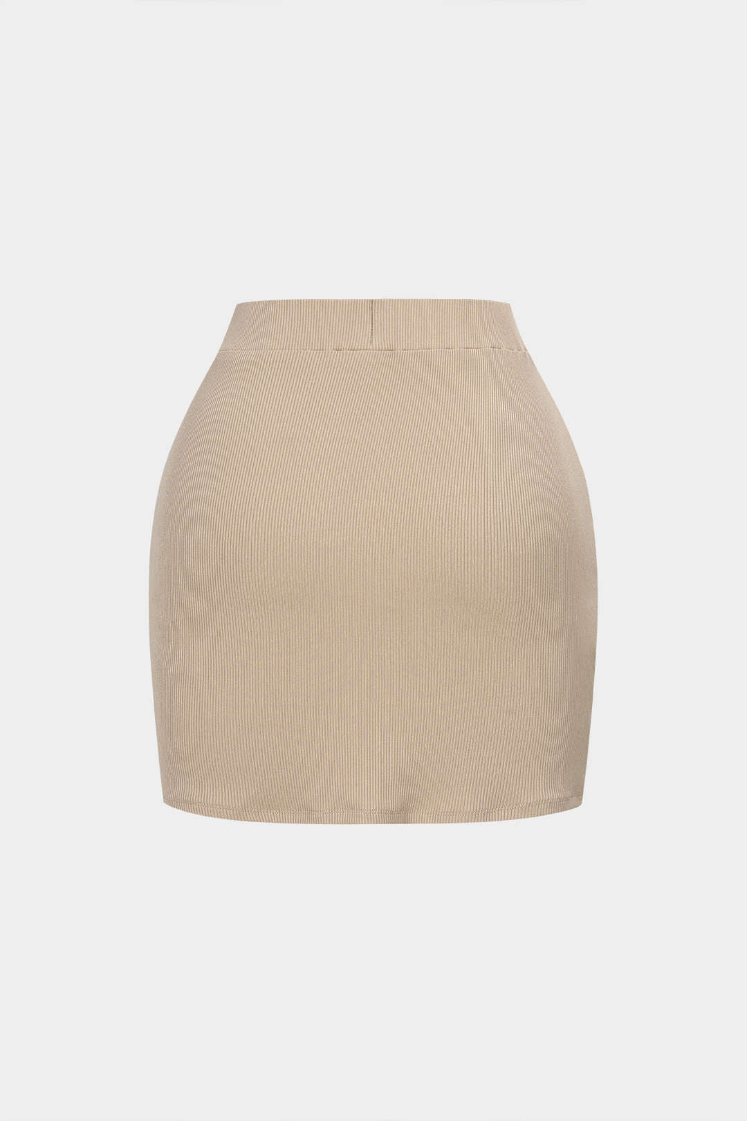 "Asymmetrical High Waist Twist Knot Skirt"