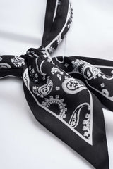 "Artistic Print Tie-Up Short Sleeve T-shirt"