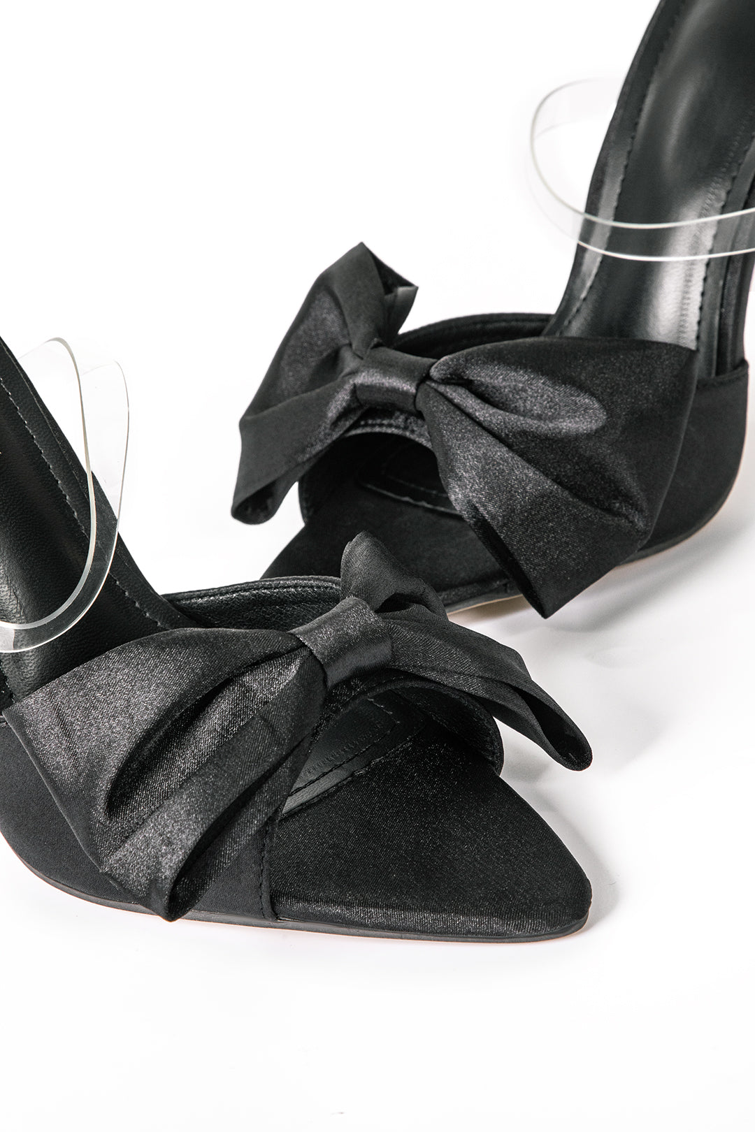 "Bowtie Slingback High Heels"