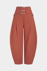 "Beaded High Waist Wide Leg Pants"