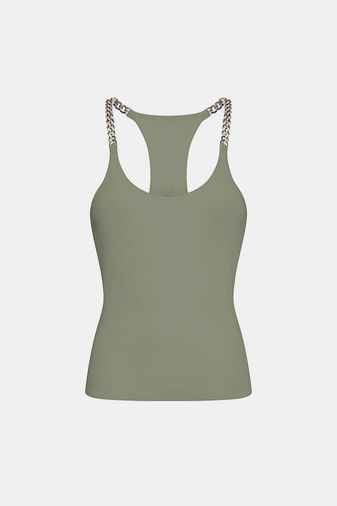 "Chain Decor Sleeveless Tank Top"