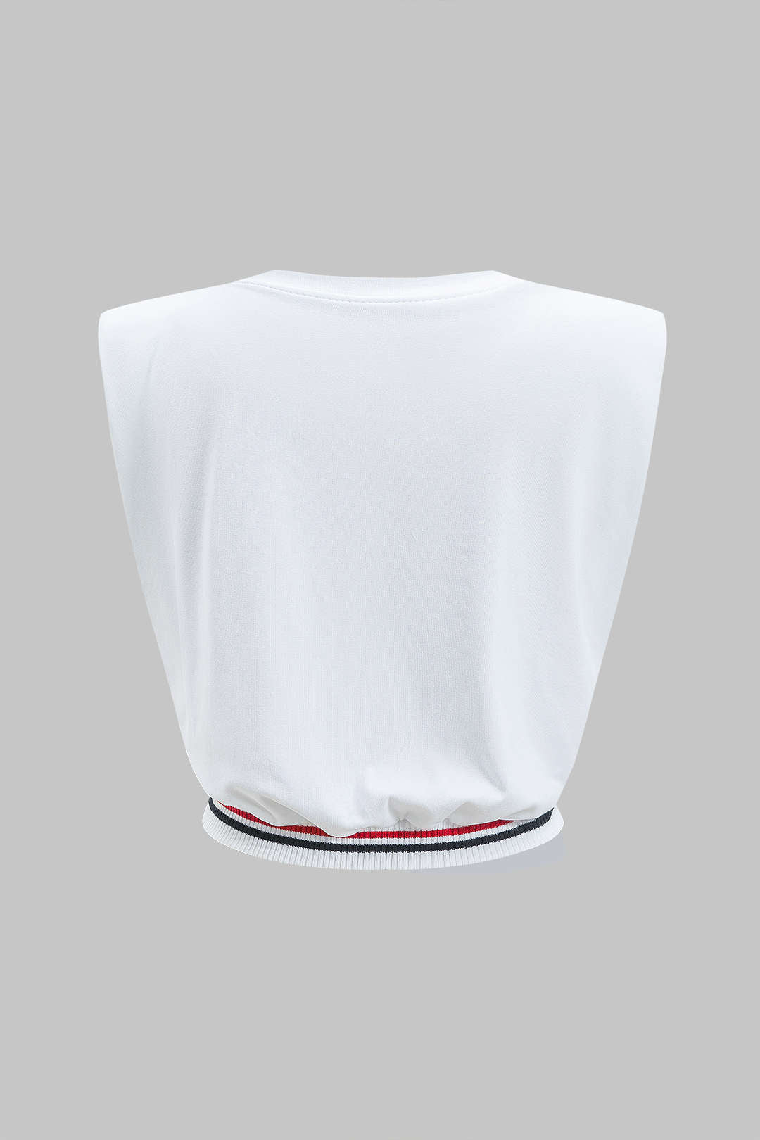 "Car Letter Digital Pattern Print Loose Sleeveless T-Shirt"