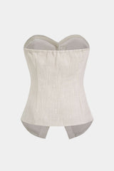 "Button Tube Top"