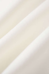 "Contrast Binding Crossed Halter Asymmetrical Tie-Up Backless Sleeveless Midi Dress"