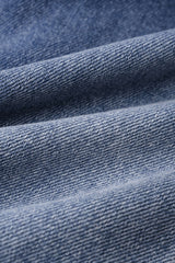 "Denim High Waist Wide Leg Jeans"