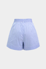 "Asymmetrical Embroidery Rhinestone Tie-Up Wide Leg Shorts"