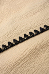 "Contrast Binding Crossed Tie-Up Backless Tank Top"