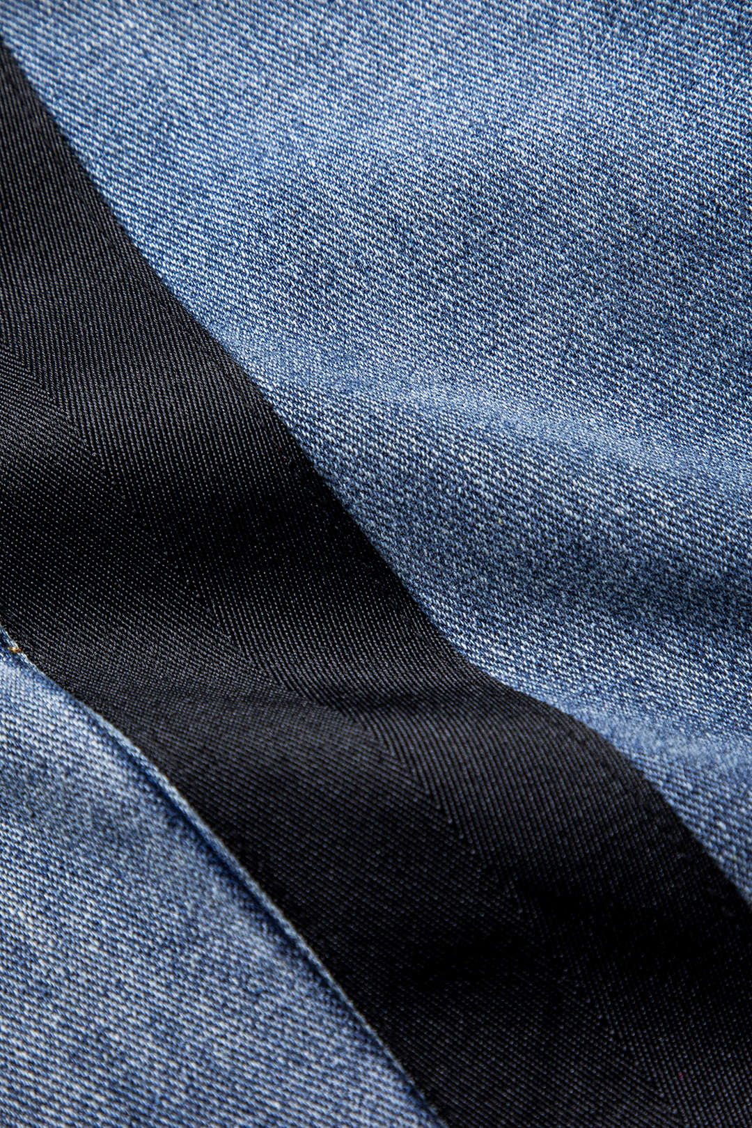 "Bow Tie Patchwork Pocket Straight Leg Jeans"