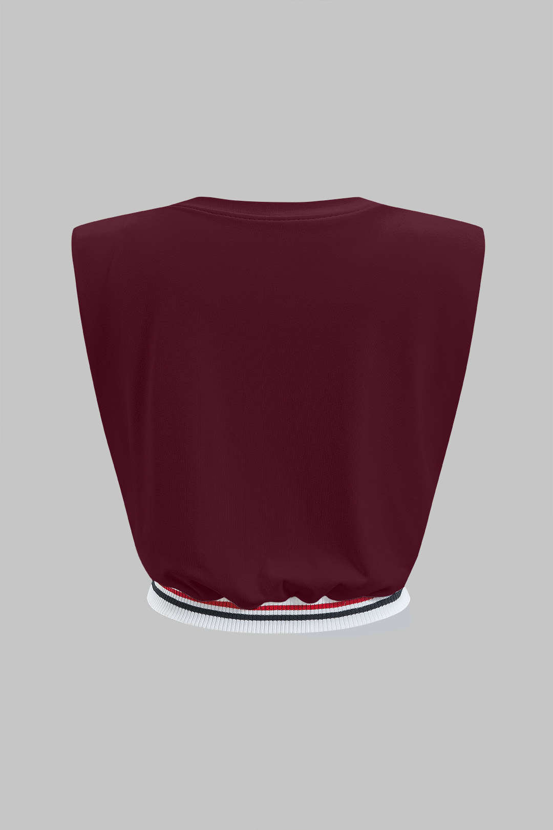 "Car Letter Digital Pattern Print Loose Sleeveless T-Shirt"